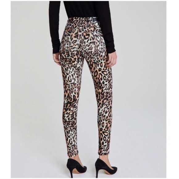 NEW AG Farrah Ankle Skinny Jeans Bold Leopard 25 - Picture 3 of 7